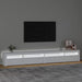 Comodă TV cu lumini LED, alb, 270x35x40 cm - WALTI WALTI