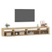 Comodă TV cu lumini LED, stejar sonoma, 270x35x40 cm - WALTI WALTI