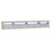 Comodă TV cu lumini LED, gri beton, 270x35x40 cm - WALTI WALTI