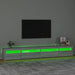 Comodă TV cu lumini LED, gri sonoma, 270x35x40 cm - WALTI WALTI