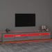 Comodă TV cu lumini LED, gri sonoma, 270x35x40 cm - WALTI WALTI