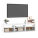 Comodă TV cu lumini LED, alb, 180x35x40 cm - WALTI WALTI