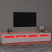 Comodă TV cu lumini LED, alb, 240x35x40 cm - WALTI WALTI