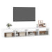 Comodă TV cu lumini LED, alb, 240x35x40 cm - WALTI WALTI