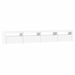 Comodă TV cu lumini LED, alb, 240x35x40 cm - WALTI WALTI