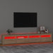 Comodă TV cu lumini LED, stejar sonoma, 240x35x40cm - WALTI WALTI