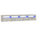 Comodă TV cu lumini LED, gri beton, 240x35x40 cm - WALTI WALTI