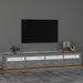 Comodă TV cu lumini LED, gri beton, 240x35x40 cm - WALTI WALTI