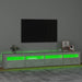 Comodă TV cu lumini LED, gri beton, 240x35x40 cm - WALTI WALTI