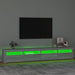 Comodă TV cu lumini LED, gri sonoma, 240x35x40cm - WALTI WALTI