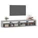 Comodă TV cu lumini LED, gri sonoma, 240x35x40cm - WALTI WALTI