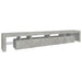 Comodă TV cu lumini LED, gri beton, 260x36,5x40cm - WALTI WALTI