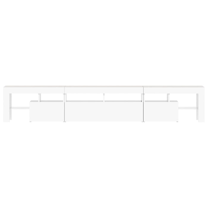 Comode TV cu lumini LED, alb2，30x36,5x40 - WALTI WALTI