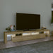 Comodă TV cu lumini LED, stejar sonoma, 230x36,5x40 cm - WALTI WALTI