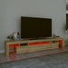 Comodă TV cu lumini LED, stejar sonoma, 230x36,5x40 cm - WALTI WALTI