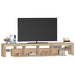 Comodă TV cu lumini LED, stejar sonoma, 230x36,5x40 cm - WALTI WALTI