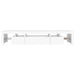 Comode TV cu lumini LED, alb，215x36,5x40 - WALTI WALTI