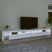 Comodă TV cu lumini LED, alb, 290x36,5x40 cm - WALTI WALTI