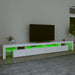 Comodă TV cu lumini LED, alb, 290x36,5x40 cm - WALTI WALTI