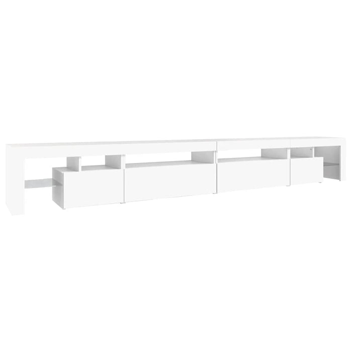 Comodă TV cu lumini LED, alb, 290x36,5x40 cm - WALTI WALTI