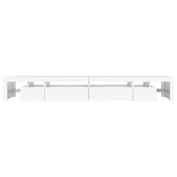 Comodă TV cu lumini LED, alb, 290x36,5x40 cm - WALTI WALTI