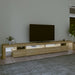 Comodă TV cu lumini LED, stejar sonoma, 290x36,5x40 cm - WALTI WALTI