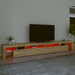 Comodă TV cu lumini LED, stejar sonoma, 290x36,5x40 cm - WALTI WALTI