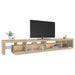 Comodă TV cu lumini LED, stejar sonoma, 290x36,5x40 cm - WALTI WALTI