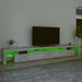 Comodă TV cu lumini LED, gri beton, 290x36,5x40 cm - WALTI WALTI