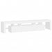 Dulap TV cu lumini LED alb 200x36,5x40 cm - WALTI WALTI