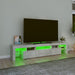 Comodă TV cu lumini LED, gri beton, 200x36,5x40 cm - WALTI WALTI