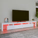 Comodă TV cu lumini LED, alb, 260x36,5x40cm - WALTI WALTI