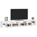 Comodă TV cu lumini LED, alb, 260x36,5x40cm - WALTI WALTI