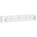 Comodă TV cu lumini LED, alb, 260x36,5x40cm - WALTI WALTI