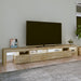 Comodă TV cu lumini LED, stejar sonoma,260x36,5x40cm - WALTI WALTI