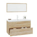 Set mobilier de baie, 3 piese, stejar sonoma - WALTI WALTI