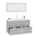 Set mobilier de baie, 3 piese, gri beton - WALTI WALTI