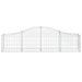 Coș gabion arcuit, 200x30x40/60 cm, fier galvanizat - WALTI WALTI