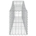 Coș gabion arcuit, 200x30x40/60 cm, fier galvanizat - WALTI WALTI