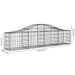 Coș gabion arcuit, 200x30x40/60 cm, fier galvanizat - WALTI WALTI