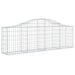 Coș gabion arcuit 200x30x60/80 cm fier galvanizat - WALTI WALTI