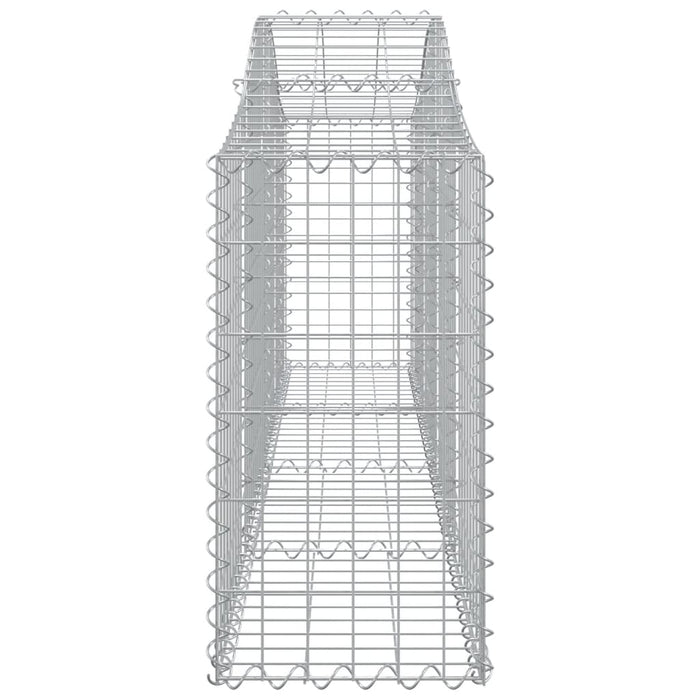 Coș gabion arcuit 200x30x60/80 cm fier galvanizat - WALTI WALTI