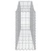 Coș gabion arcuit 200x30x60/80 cm fier galvanizat - WALTI WALTI