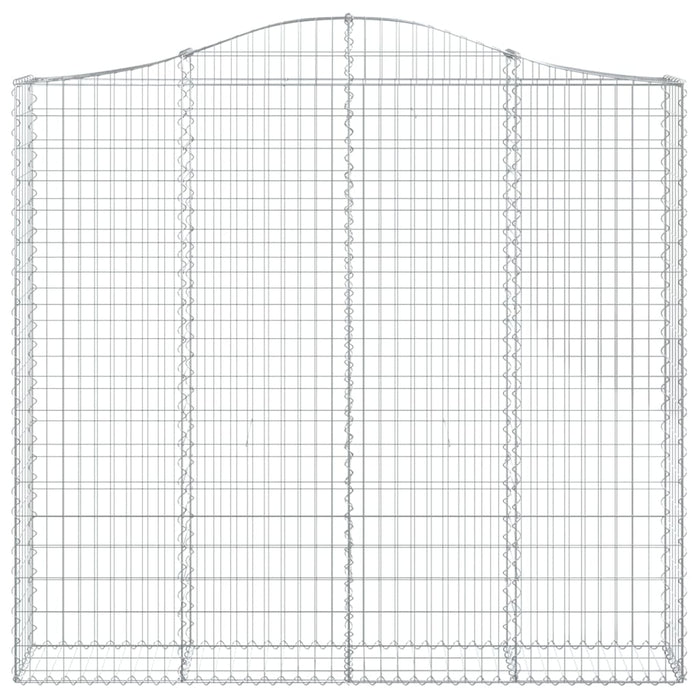 Coș gabion arcuit, 200x30x180/200cm, fier galvanizat - WALTI WALTI