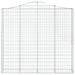 Coș gabion arcuit, 200x30x180/200cm, fier galvanizat - WALTI WALTI