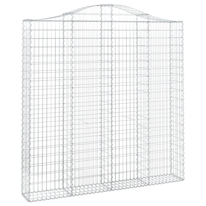 Coș gabion arcuit 200x30x200/220 cm fier galvanizat - WALTI WALTI