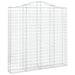 Coș gabion arcuit 200x30x200/220 cm fier galvanizat - WALTI WALTI
