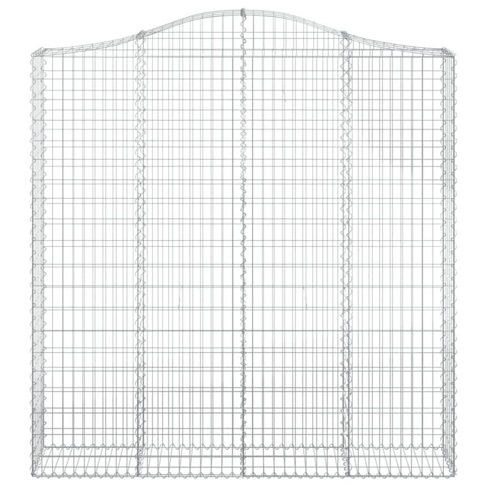Coș gabion arcuit 200x30x200/220 cm fier galvanizat - WALTI WALTI