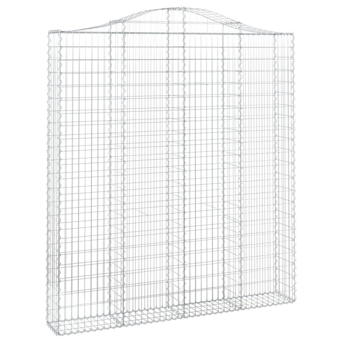 Coș gabion arcuit, 200x30x220/240, fier galvanizat - WALTI WALTI