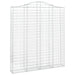 Coș gabion arcuit, 200x30x220/240, fier galvanizat - WALTI WALTI
